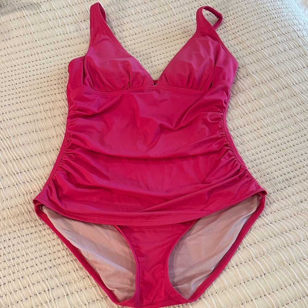 Tommy Bahama Red One-Piece Swimsuit